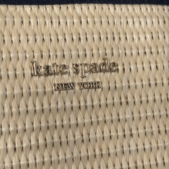 Kate Spade Bag Large Eva Woven Straw Tote Bag - Picture 4 of 17